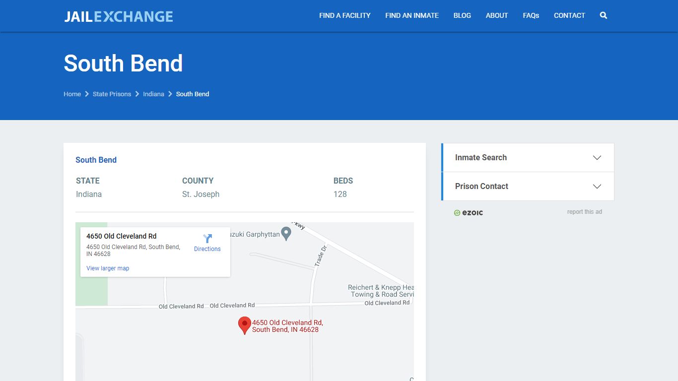 South Bend Prisoner Search - JAIL EXCHANGE